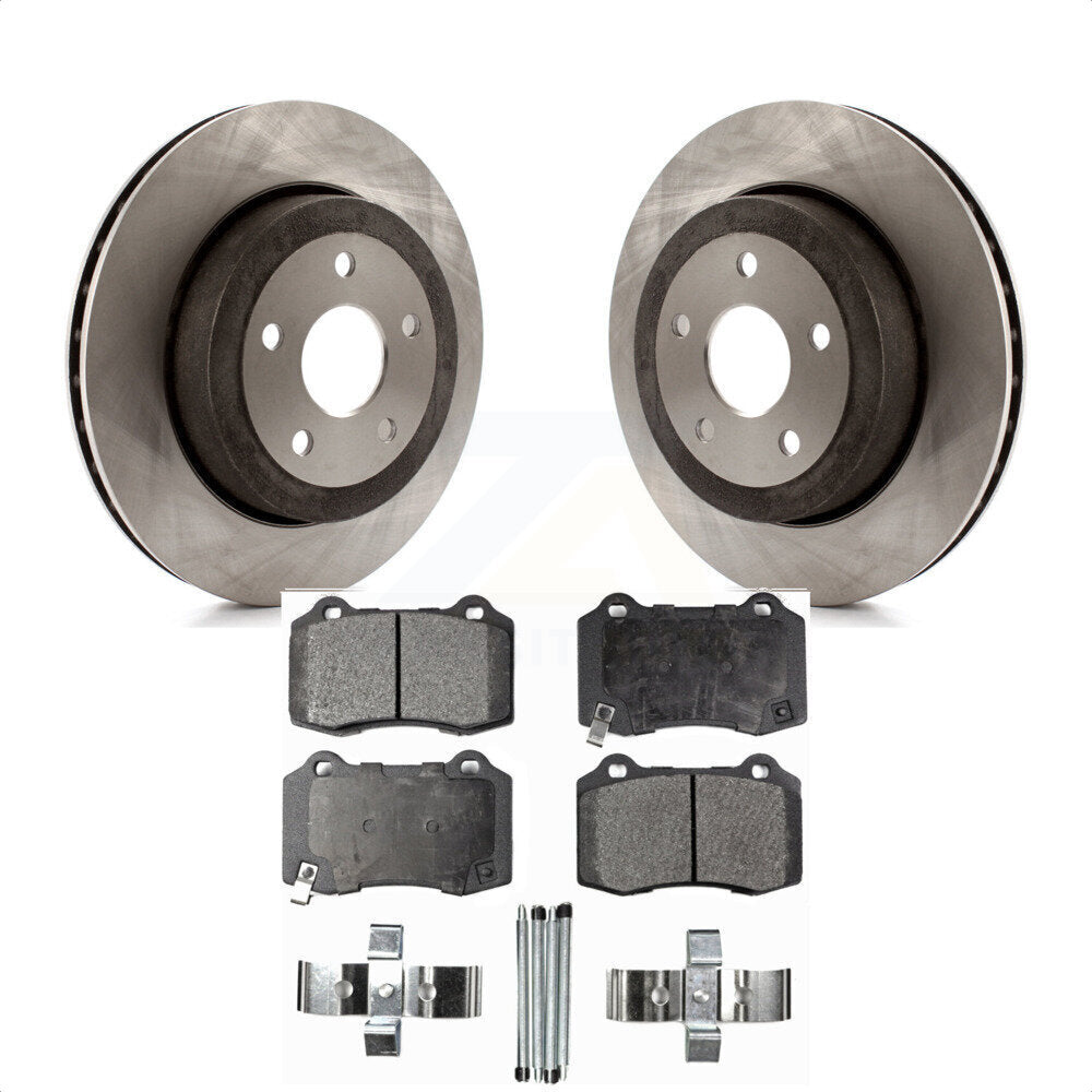 Rear Disc Brake Rotors And Ceramic Pads Kit For 2006-2010 Jeep Grand Cherokee SRT8 K8T-101786 by Transit Auto