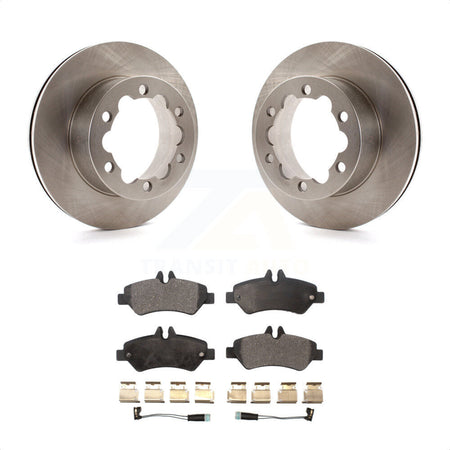 Rear Disc Brake Rotors And Ceramic Pads Kit For Mercedes-Benz Sprinter 3500 K8T-101790 by Transit Auto