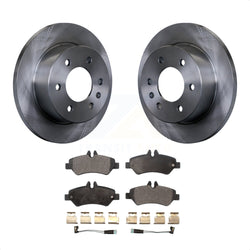Rear Disc Brake Rotors And Ceramic Pads Kit For Sprinter 2500 Mercedes-Benz Dodge Freightliner 3500 K8T-101792