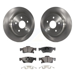 Rear Disc Brake Rotors And Ceramic Pads Kit For Jeep Grand Cherokee Dodge Durango K8T-101798