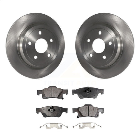 Rear Disc Brake Rotors And Ceramic Pads Kit For Jeep Grand Cherokee Dodge Durango K8T-101798 by Transit Auto