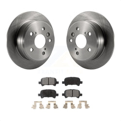 Rear Disc Brake Rotors And Ceramic Pads Kit For Toyota Camry Solara K8T-101815