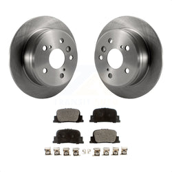 Rear Disc Brake Rotors And Ceramic Pads Kit For Toyota Camry Lexus ES300 K8T-101816