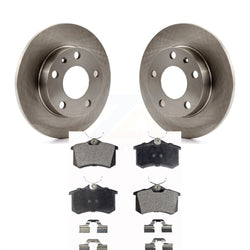 Rear Disc Brake Rotors And Ceramic Pads Kit For Audi A4 S4 K8T-101824