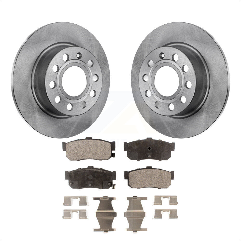 Rear Disc Brake Rotors And Ceramic Pads Kit For Nissan Maxima Infiniti I30 INFINITI K8T-101828 by Transit Auto