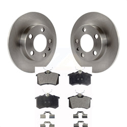 Rear Disc Brake Rotors And Ceramic Pads Kit For 2007-2010 Volkswagen Beetle K8T-101841