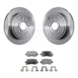 Rear Disc Brake Rotors And Ceramic Pads Kit For Honda Pilot Acura MDX K8T-101863