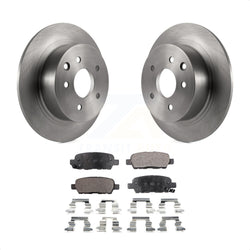Rear Disc Brake Rotors And Ceramic Pads Kit For Nissan Altima Sentra Maxima Juke K8T-101868