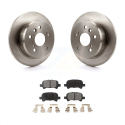 Rear Disc Brake Rotors And Ceramic Pads Kit For Toyota Camry Avalon Solara K8T-101870