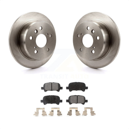 Rear Disc Brake Rotors And Ceramic Pads Kit For Toyota Camry Avalon Solara K8T-101870 by Transit Auto