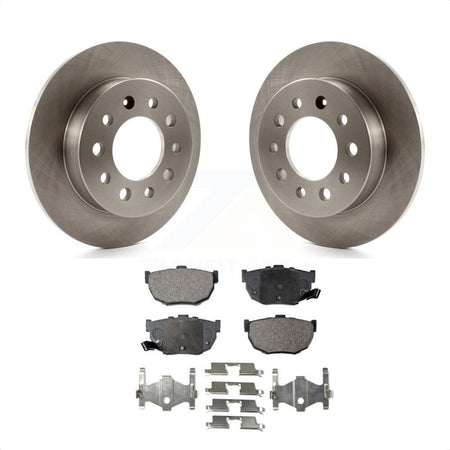 Rear Disc Brake Rotors And Ceramic Pads Kit For 2003-2008 Hyundai Tiburon K8T-101872 by Transit Auto