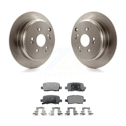 Rear Disc Brake Rotors And Ceramic Pads Kit For 2002-2004 Honda Odyssey K8T-101875