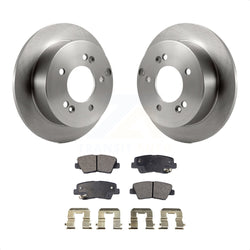 Rear Disc Brake Rotors And Ceramic Pads Kit For Hyundai Sonata 2.4L K8T-101876