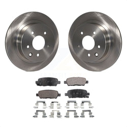 Rear Disc Brake Rotors And Ceramic Pads Kit For Nissan Rogue Sport INFINITI G35 Select LEAF Juke 350Z Qashqai X-Trail K8T-101881