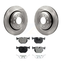 Rear Disc Brake Rotors And Ceramic Pads Kit For BMW 330Ci 330i 330xi K8T-101884