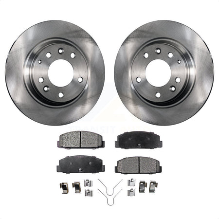 Rear Disc Brake Rotors And Ceramic Pads Kit For Mazda 6 Protege K8T-101895 by Transit Auto