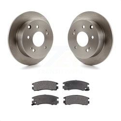 Rear Disc Brake Rotors And Ceramic Pads Kit For Mitsubishi Galant Eclipse K8T-101902