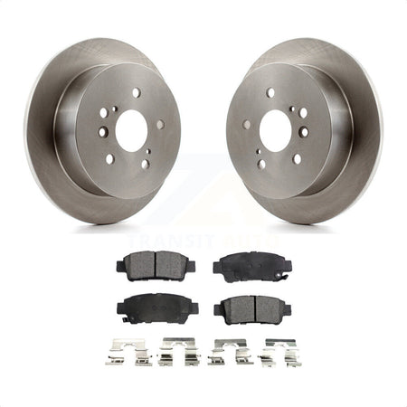 Rear Disc Brake Rotors And Ceramic Pads Kit For 2004-2010 Toyota Sienna K8T-101904 by Transit Auto