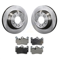 Rear Disc Brake Rotors And Ceramic Pads Kit For Audi Q7 Porsche Cayenne Volkswagen Touareg K8T-101907