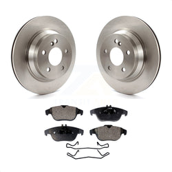 Rear Disc Brake Rotors And Ceramic Pads Kit For Mercedes-Benz GLK350 E350 GLK250 K8T-101909