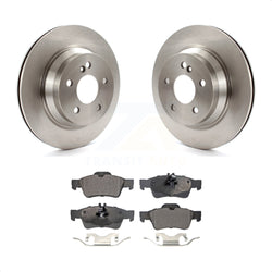 Rear Disc Brake Rotors And Ceramic Pads Kit For Mercedes-Benz E350 E320 E500 CLS550 E400 CLS500 CLS400 E550 E63 AMG K8T-101910