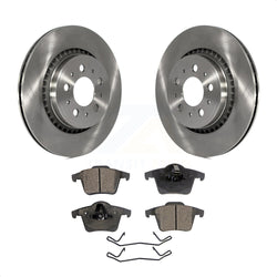 Rear Disc Brake Rotors And Ceramic Pads Kit For 2003-2014 Volvo XC90 K8T-101911