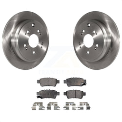 Rear Disc Brake Rotors And Ceramic Pads Kit For 2005-2010 Honda Odyssey K8T-101915