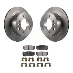 Rear Disc Brake Rotors And Ceramic Pads Kit For 2003-2006 Kia Sorento K8T-101920