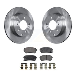 Rear Disc Brake Rotors And Ceramic Pads Kit For Hyundai Sonata Tucson Kia Cadenza K8T-101947