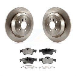 Rear Disc Brake Rotors And Ceramic Pads Kit For Mercedes-Benz ML350 R350 ML500 ML320 R500 R320 ML450 K8T-101953