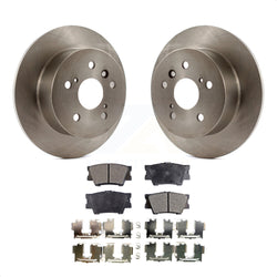 Rear Disc Brake Rotors And Ceramic Pads Kit For Toyota Camry Lexus ES350 Avalon K8T-101959