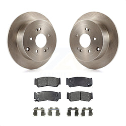 Rear Disc Brake Rotors And Ceramic Pads Kit For 2007-2009 Hyundai Santa Fe K8T-101964