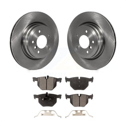 Rear Disc Brake Rotors And Ceramic Pads Kit For BMW 335i X1 xDrive 330i 335xi 335d 330xi 335is K8T-101966
