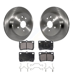 Rear Disc Brake Rotors And Ceramic Pads Kit For Lexus IS250 GS350 IS350 GS300 GS430 GS450h GS460 K8T-101967