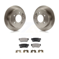 Rear Disc Brake Rotors And Ceramic Pads Kit For Hyundai Elantra K8T-101976