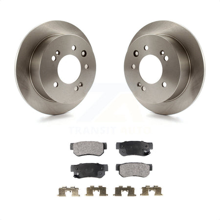 Rear Disc Brake Rotors And Ceramic Pads Kit For Hyundai Elantra K8T-101976 by Transit Auto