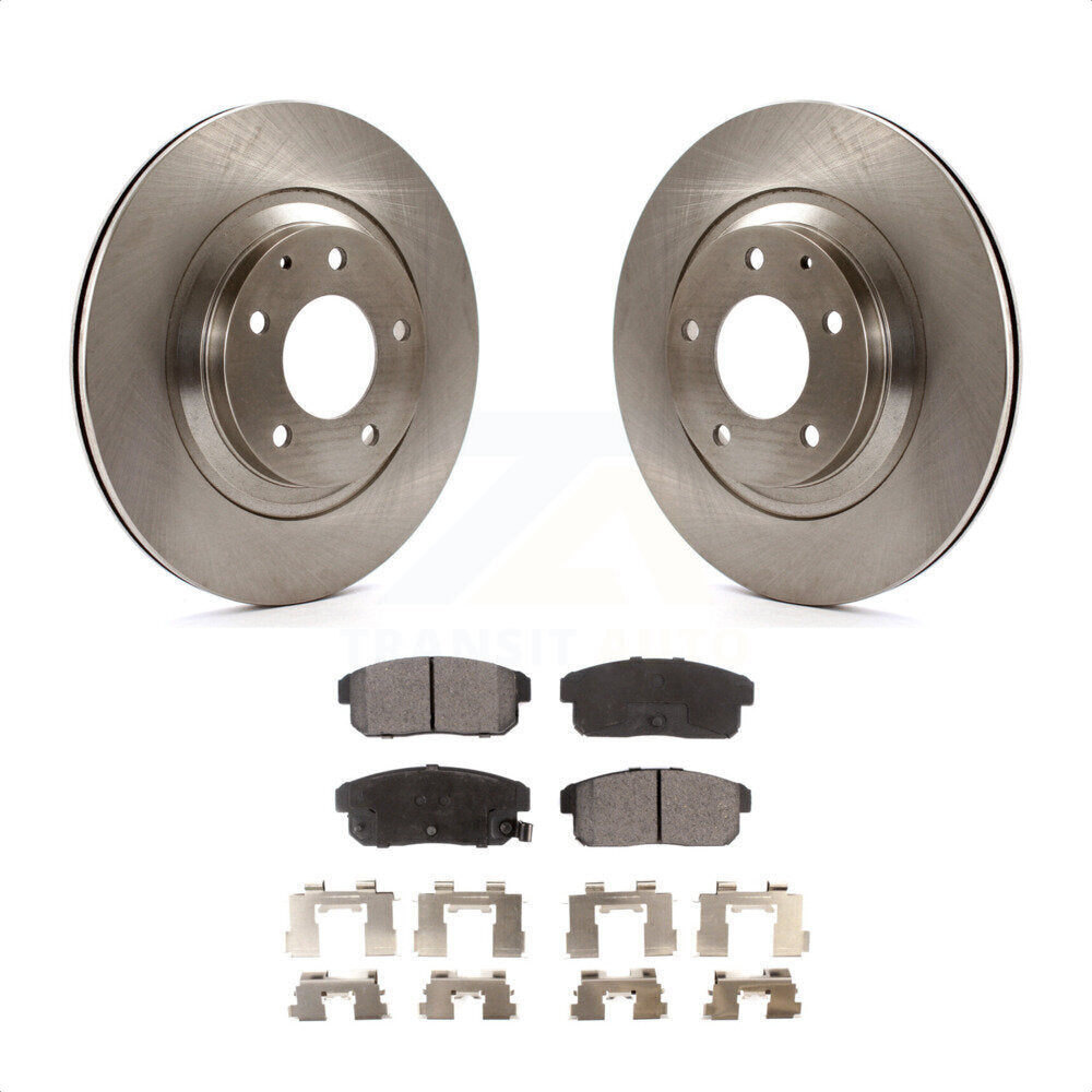 Rear Disc Brake Rotors And Ceramic Pads Kit For 2004-2011 Mazda RX-8 K8T-101978 by Transit Auto