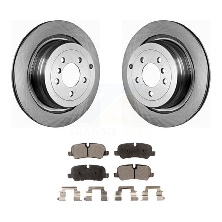 Rear Disc Brake Rotors And Ceramic Pads Kit For Land Rover Range K8T-101980 by Transit Auto