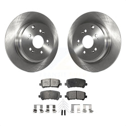 Rear Disc Brake Rotors And Ceramic Pads Kit For Honda Odyssey Pilot Acura MDX ZDX K8T-101983