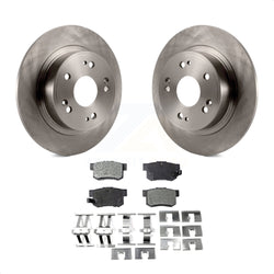 Rear Disc Brake Rotors And Ceramic Pads Kit For Honda Accord Acura ILX K8T-101986