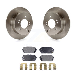 Rear Disc Brake Rotors And Ceramic Pads Kit For 2007-2012 Kia Rondo K8T-101996