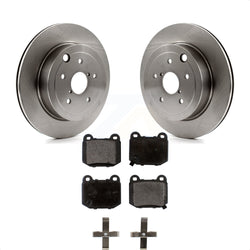 Rear Disc Brake Rotors And Ceramic Pads Kit For Subaru Impreza WRX STI K8T-102014