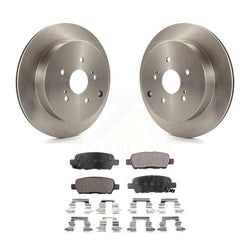 Rear Disc Brake Rotors And Ceramic Pads Kit For 2009-2013 Suzuki Grand Vitara K8T-102028