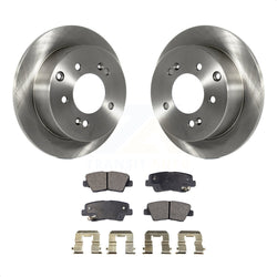 Rear Disc Brake Rotors And Ceramic Pads Kit For 2010-2013 Kia Soul K8T-102030
