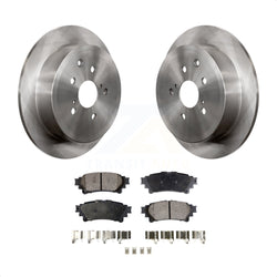 Rear Disc Brake Rotors And Ceramic Pads Kit For Toyota Highlander Sienna Lexus RX350 RX450h K8T-102031