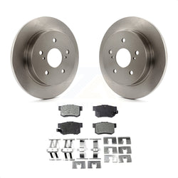 Rear Disc Brake Rotors And Ceramic Pads Kit For 2010-2013 Suzuki Kizashi K8T-102044