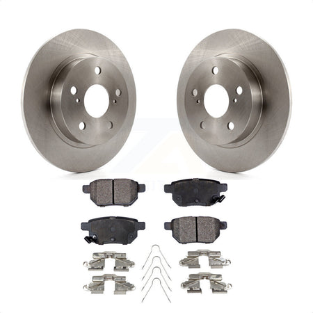 Rear Disc Brake Rotors And Ceramic Pads Kit For 2011-2016 Scion tC K8T-102045 by Transit Auto