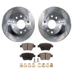 Rear Disc Brake Rotors And Ceramic Pads Kit For Volkswagen Beetle GTI Eos With 253mm Diameter Rotor K8T-102047
