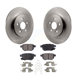 Rear Disc Brake Rotors And Ceramic Pads Kit For Lexus CT200h K8T-102055