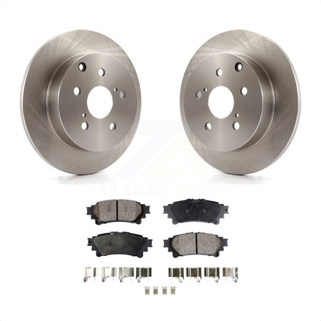 Rear Disc Brake Rotors And Ceramic Pads Kit For Toyota Prius V Mirai K8T-102061 by Transit Auto